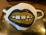 Black and Gold Face Mask