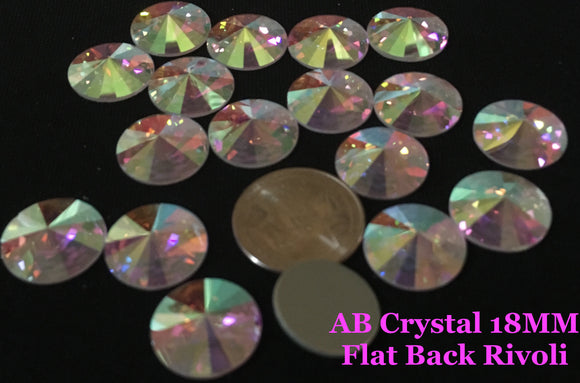 Flat Back Crystal Rivoli & Other Large Stones