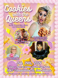 Table of 6 Cookies with the Queens Feb 24