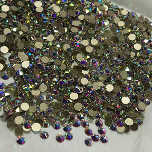 Crystal AB 8x8 Fancy Cut Non -hotfix SS20
