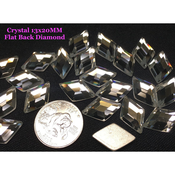 Crystal 13x20MM Flat Back Diamond