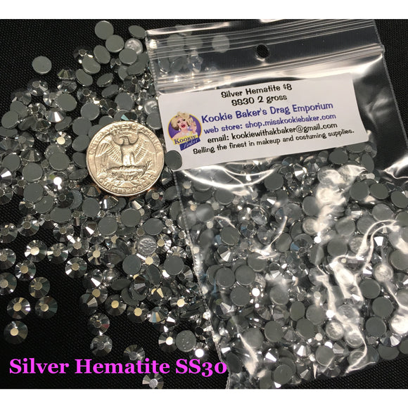 Silver Hematite SS30
